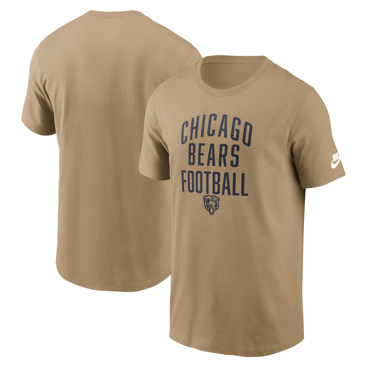 Chicago Bears Nike Football Beige T-Shirt