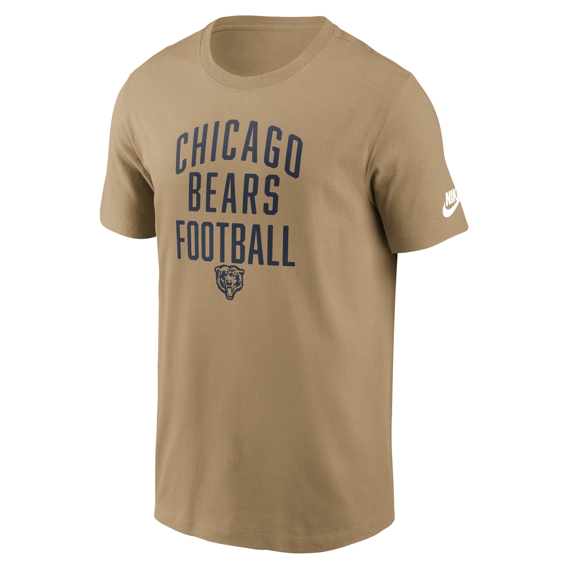 Chicago Bears Nike Football Beige T-Shirt – Clark Street Sports