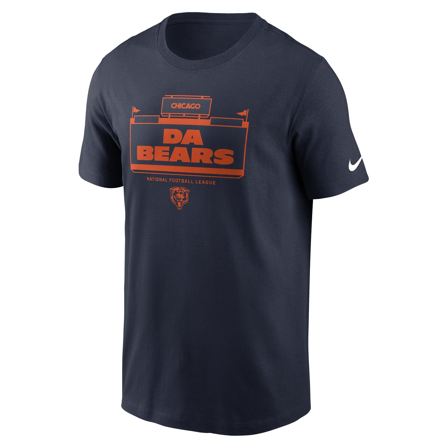 Chicago Bears Nike Men's Navy Da Bears Soldier Field Tee