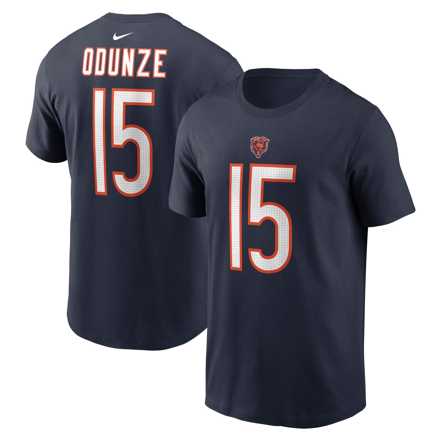 Rome Odunze Chicago Bears Nike Men's Player Name and Number T