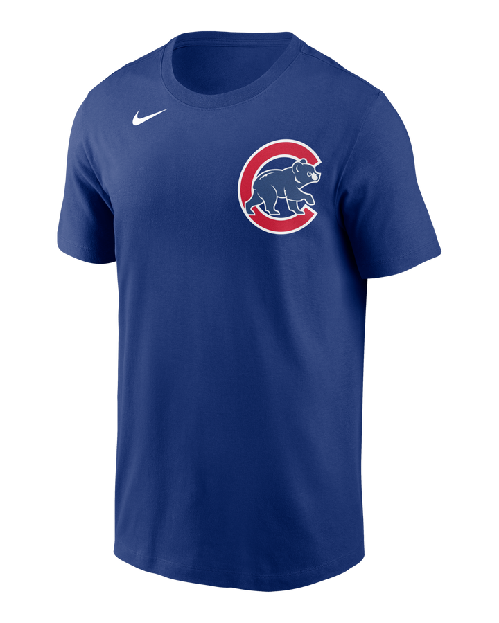 Nico Hoerner #2 Chicago Cubs Nike Men's T-Shirt - Clark Street Sports