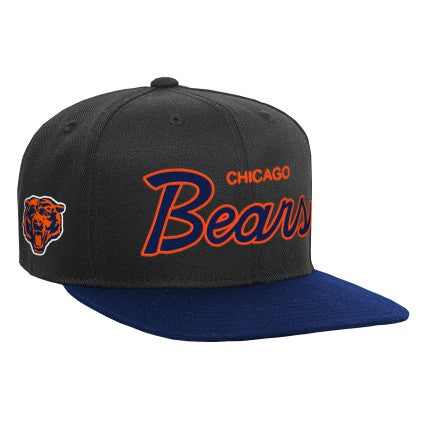 Chicago Bears Youth Team Script Snapback Hat