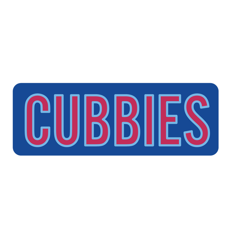Chicago Cubs Cubbies Sticker