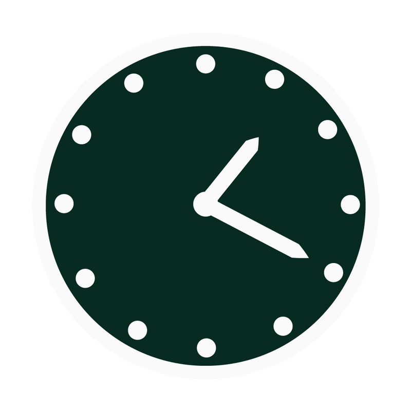 Wrigley Field Green Clock Sticker