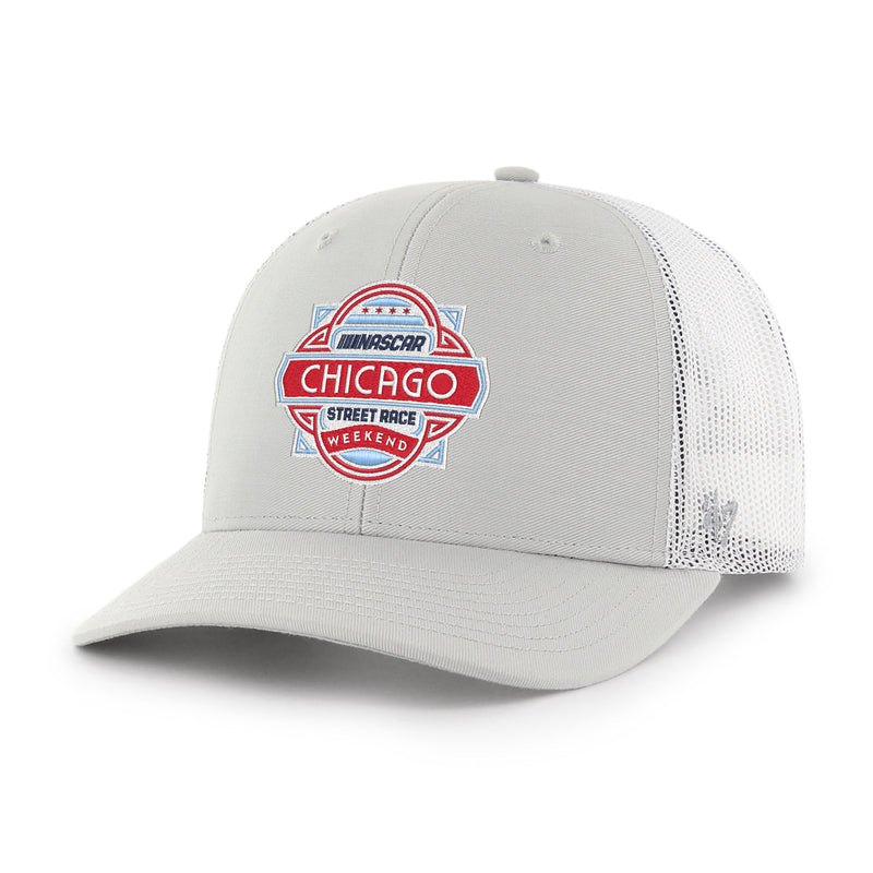Nascar Chicago Street Race '47 Grey Adjustable Trucker Hat