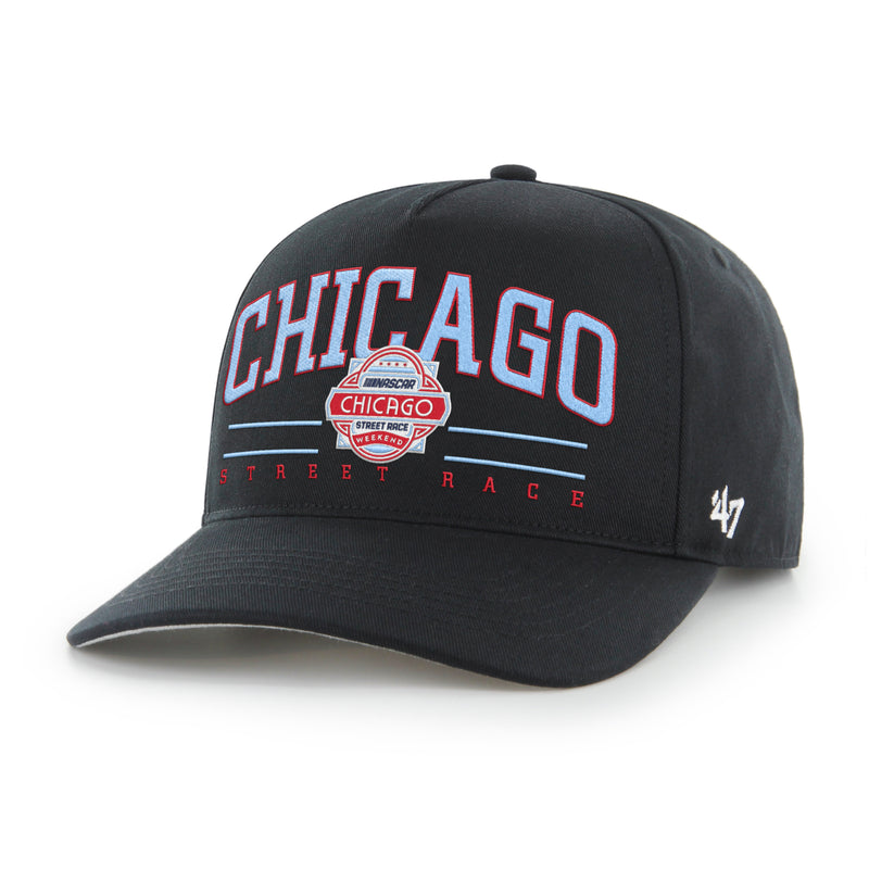 Nascar Chicago Street Race '47 Hitch Roscoe Black Adjustable Hat