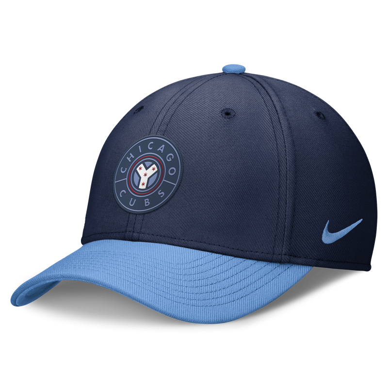 Chicago Cubs Nike City Connect 2024 Navy/Valor Blue Flex Fit Hat