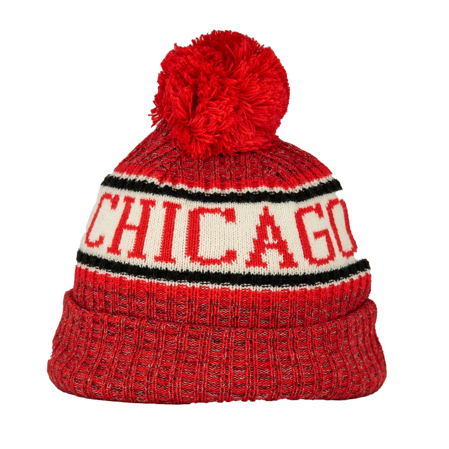 Chicago Bulls Red NE18 Sport Pom Knit Hat