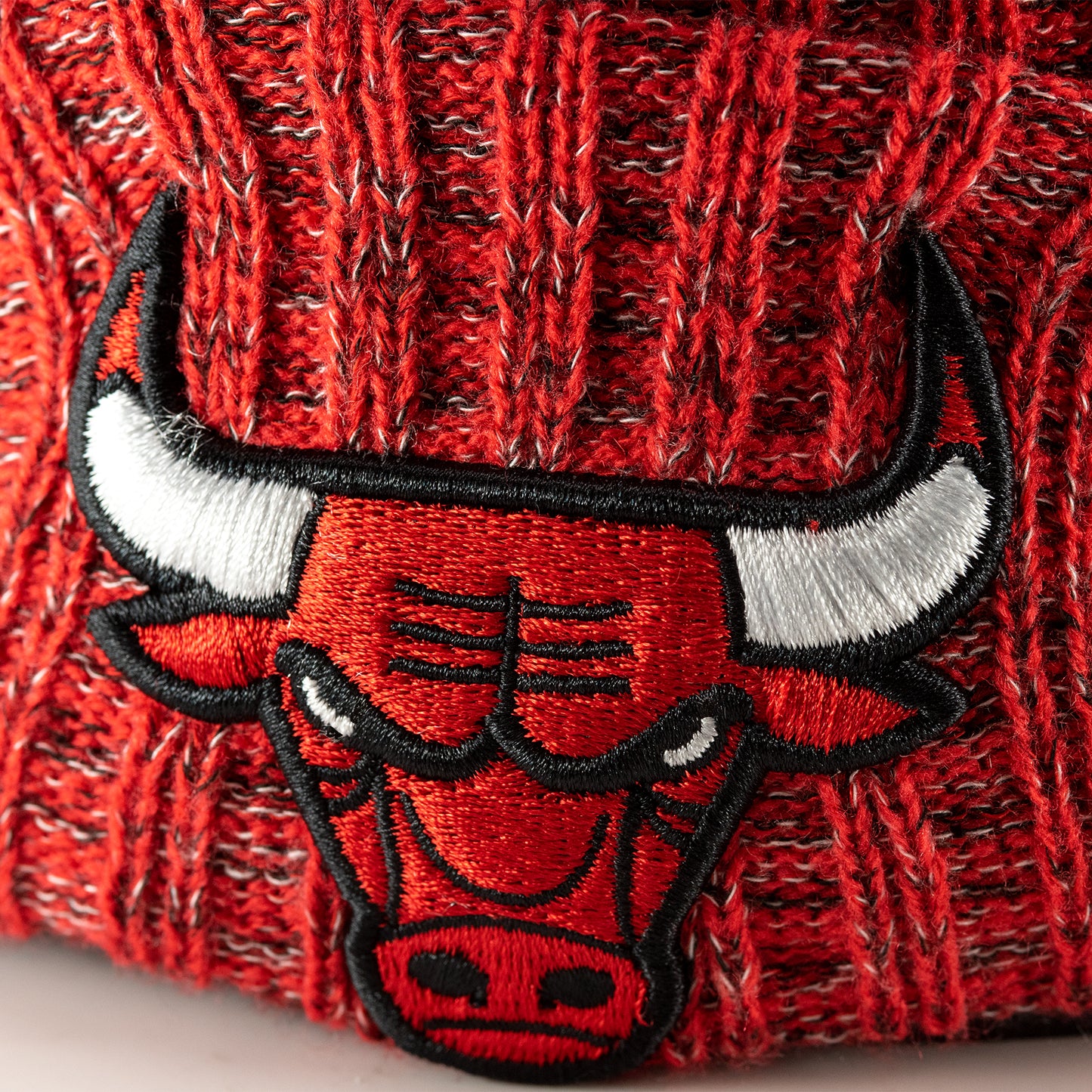 Chicago Bulls Red NE18 Sport Pom Knit Hat