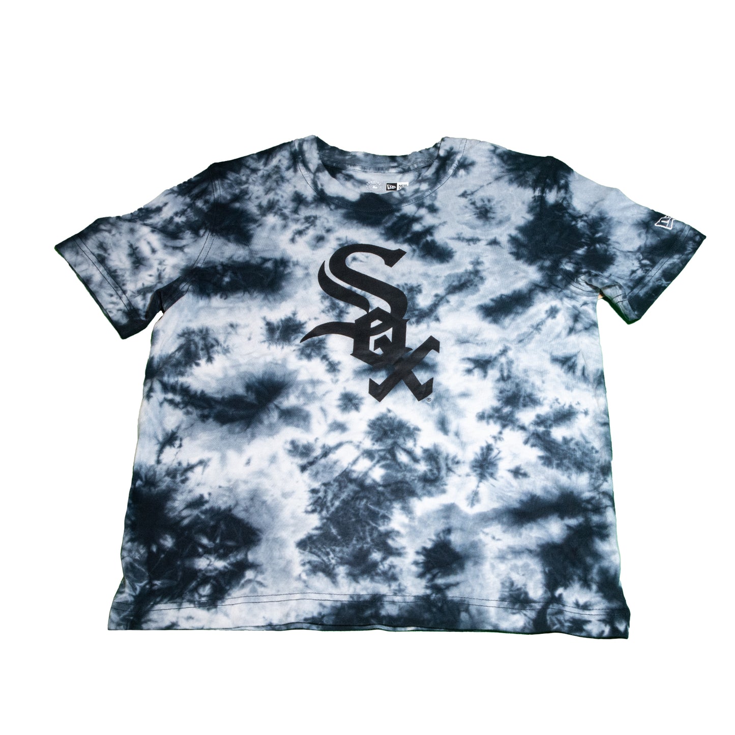 Chicago White Sox Black Youth Tye Dye Tee