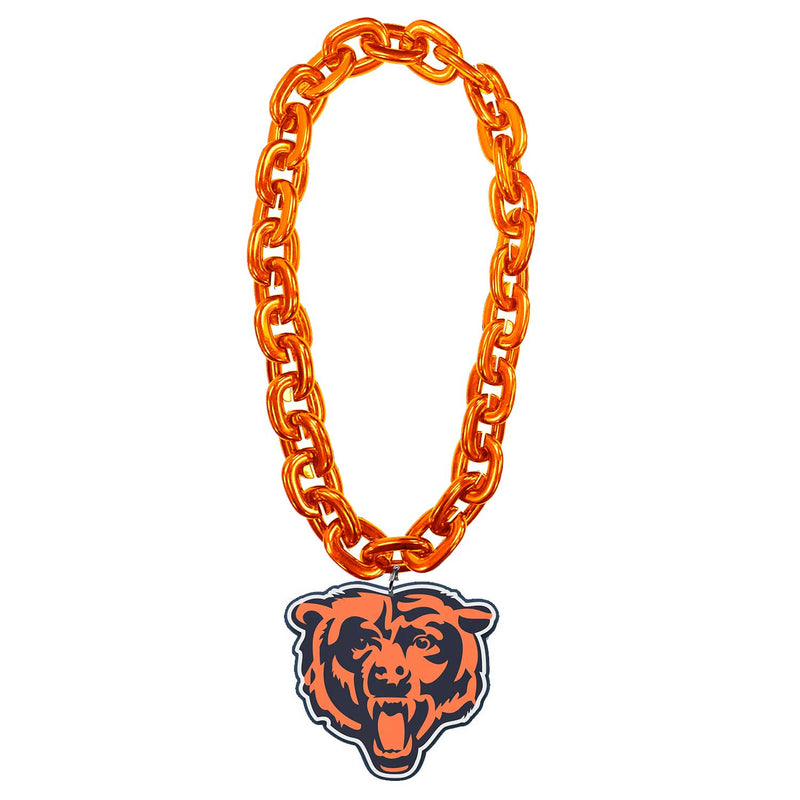 Chicago Bears Bearhead Fan Chain - Orange