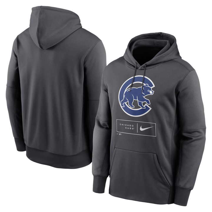 Chicago Cubs Script Grey Hoodie - Clark Street Sports