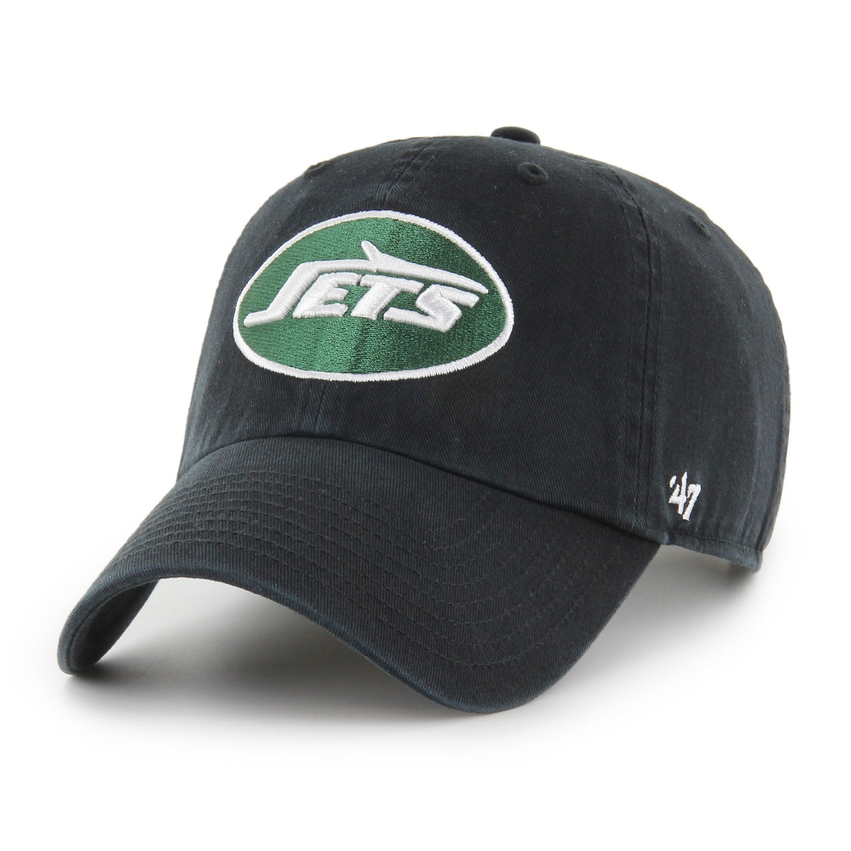 New York Jets '47 Black Clean Up Adjustable Hat