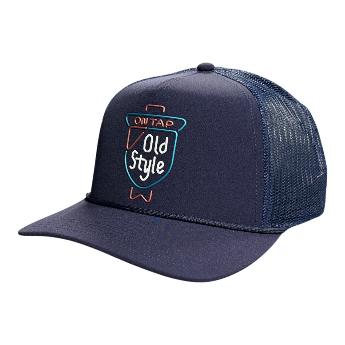 Old Style Navy Core Fremont Trucker Hat