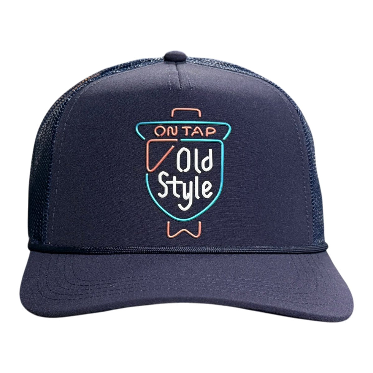 Old Style Navy Core Fremont Trucker Hat