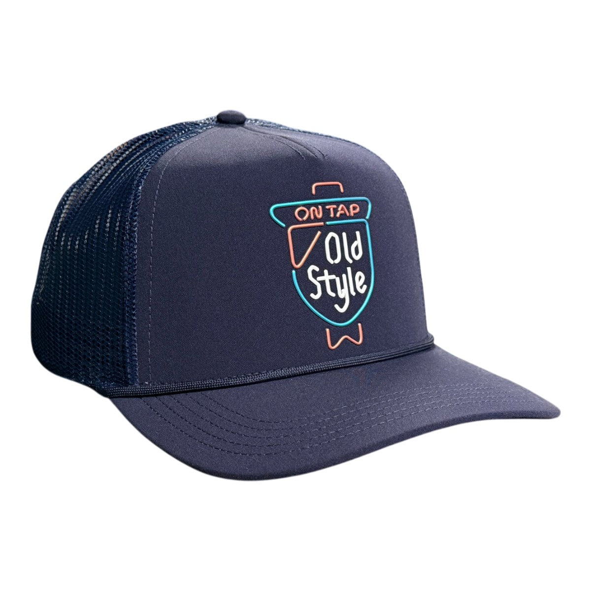 Old Style Navy Core Fremont Trucker Hat