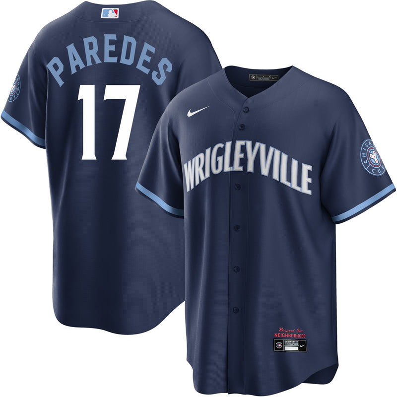 Isaac Paredes Chicago Cubs City Connect Wrigleyville Nike Men's Replica Jersey