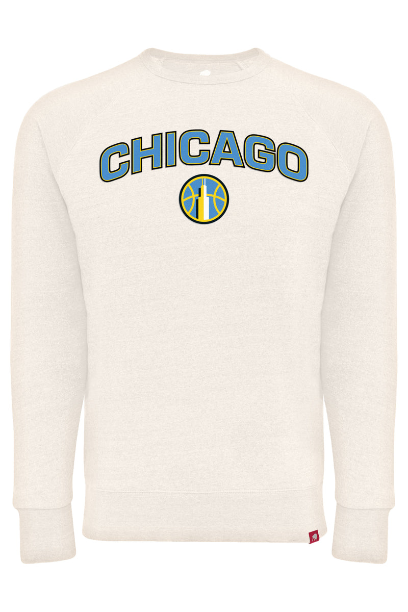 Chicago Sky Harmon Bone Crew Neck Sweatshirt