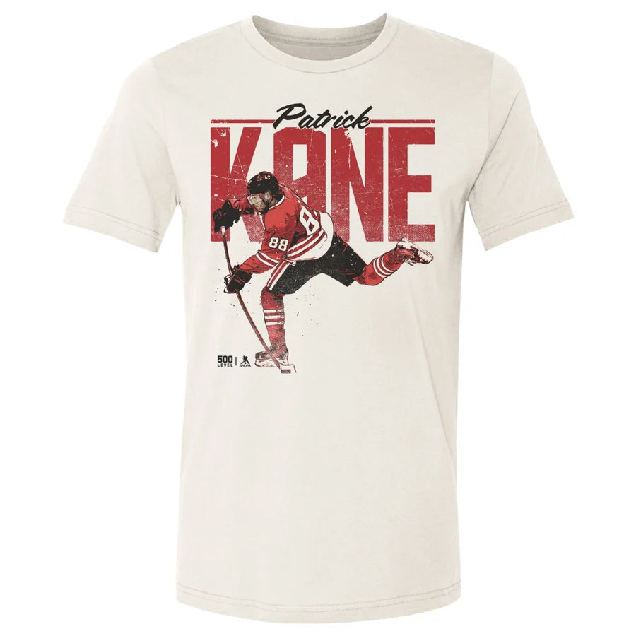 Patrick Kane Chicago Blackhawks 500 Level Natural Retro T-Shirt