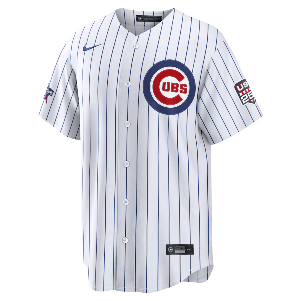 Pete Crow-Armstrong 2026 All-Star Edition Stars & Stripes Chicago Cubs Nike Men's Pinstripe Jersey
