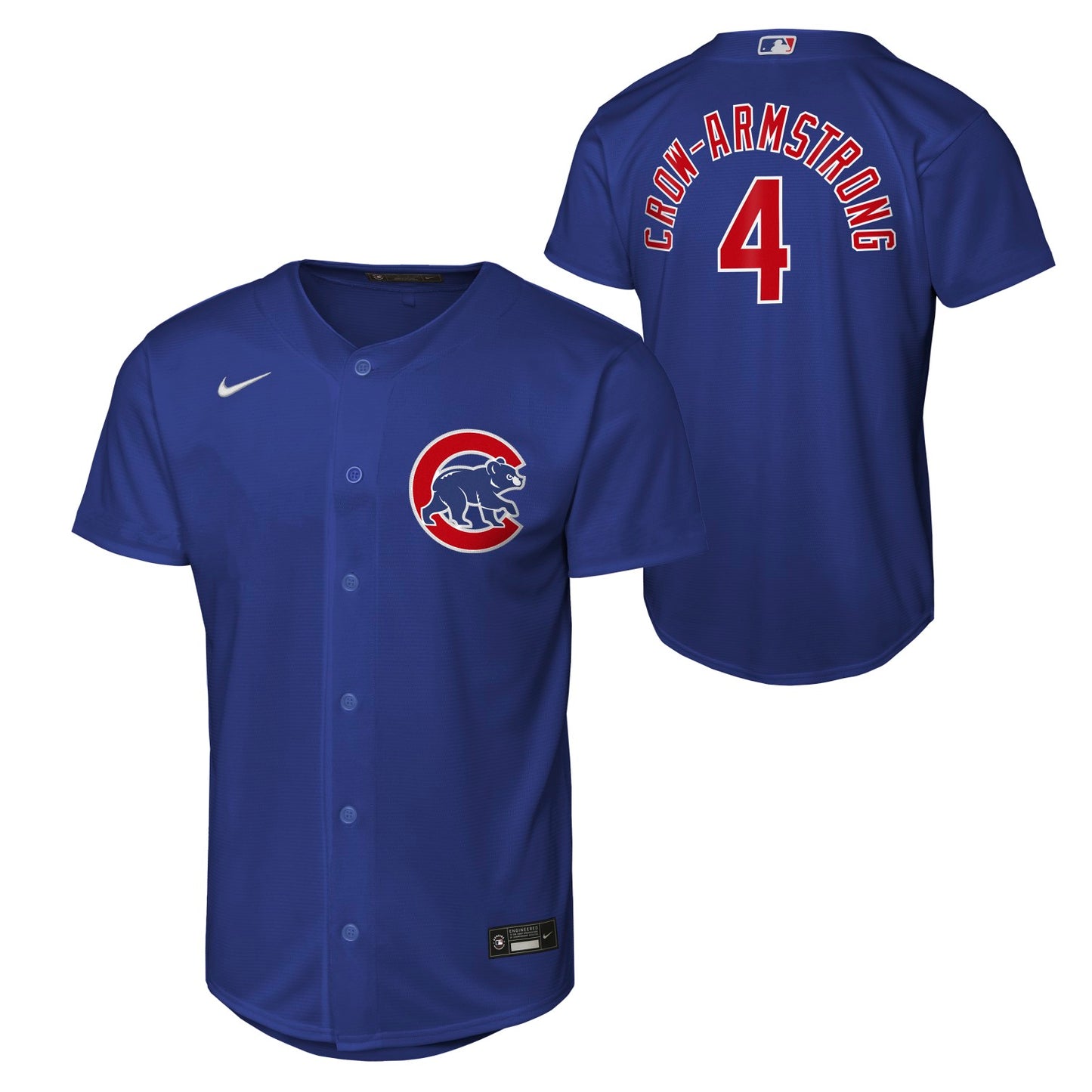 Pete Crow-Armstrong Chicago Cubs Nike Youth Royal Alternate Limited Twill Jersey