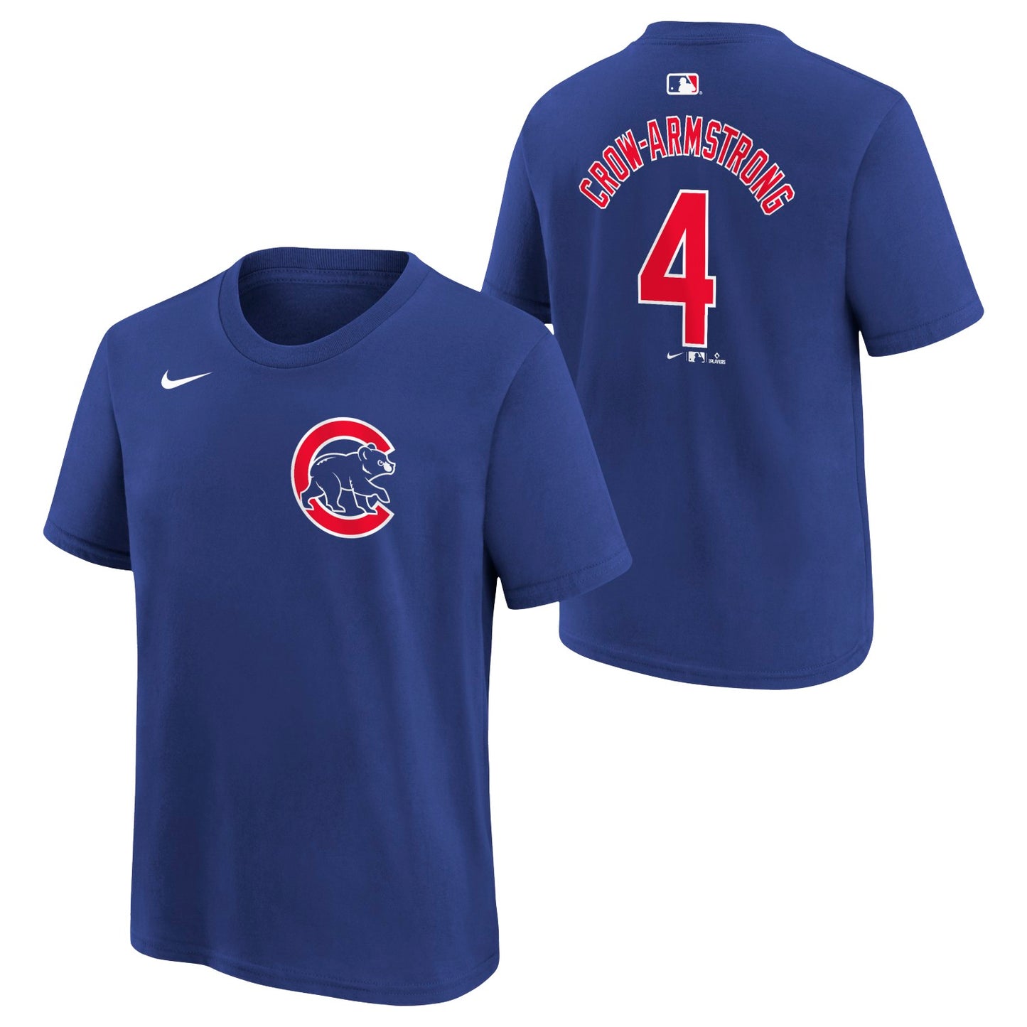 Pete Crow-Armstrong Chicago Cubs Nike Youth Royal Name and Number T-Shirt