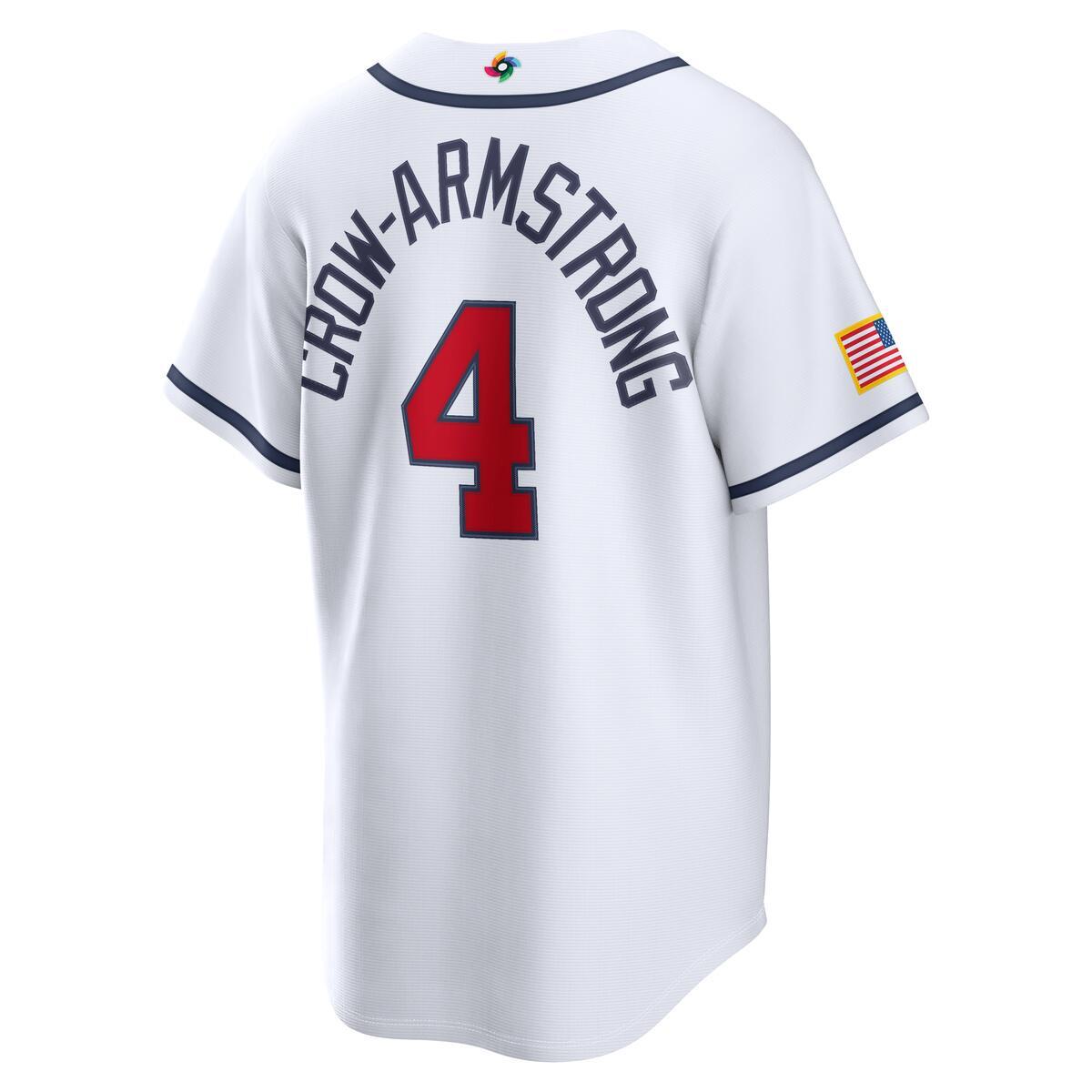Pete Crow-Armstrong USA World Baseball Classic 2026 Nike White