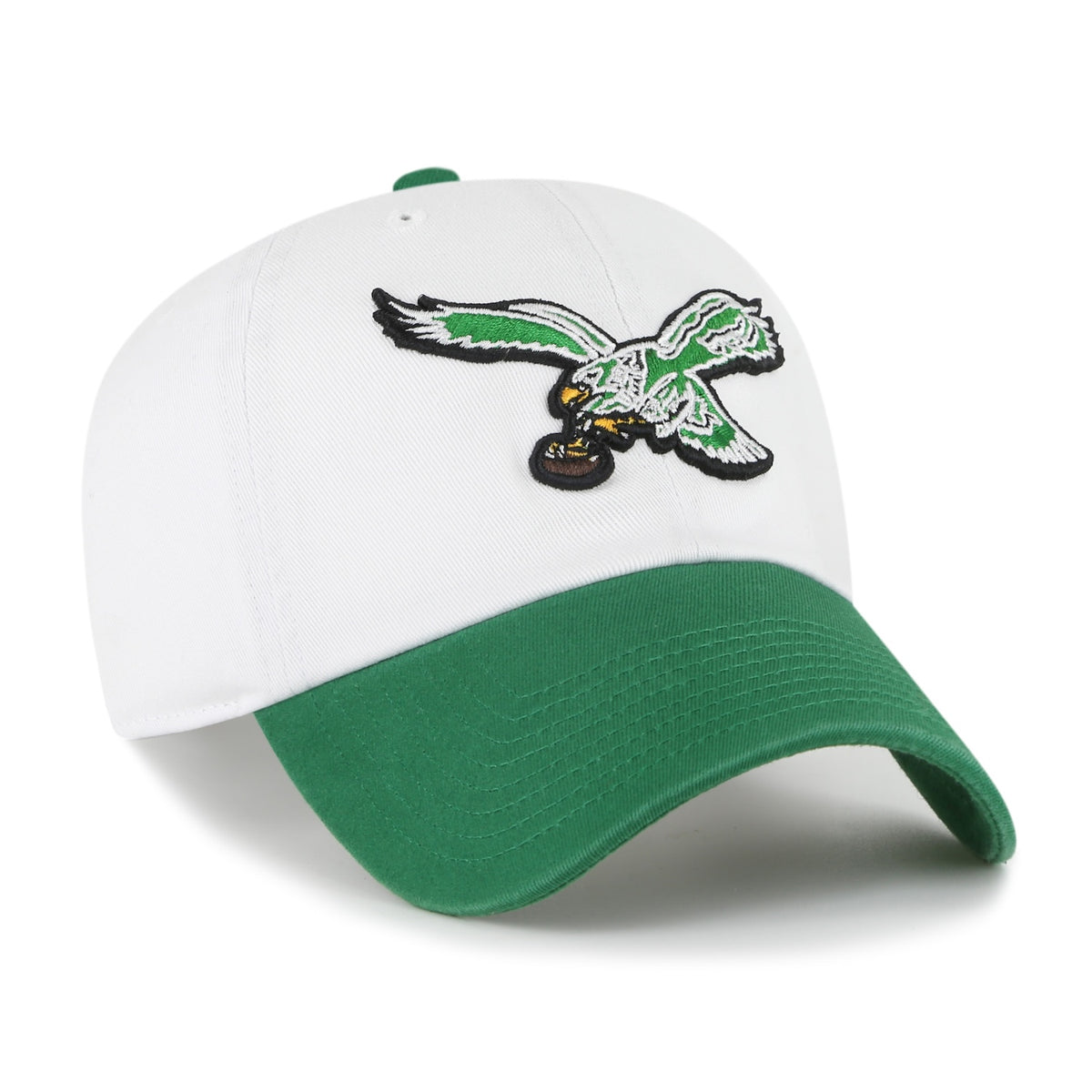 Philadelphia Eagles '47 Historic White TT Clean Up Adjustable Hat