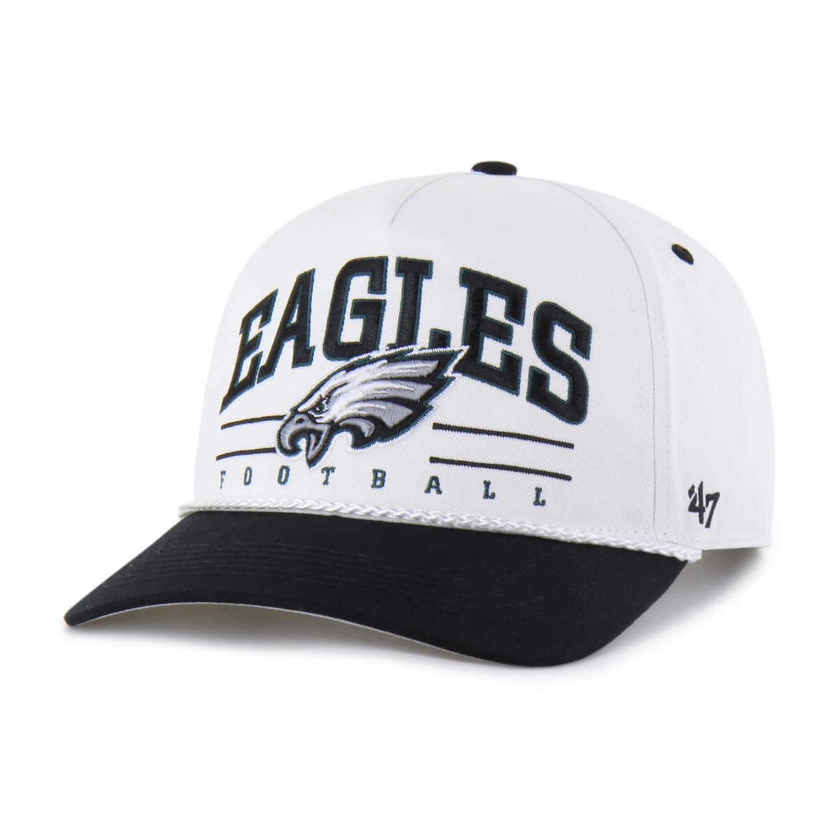 Philadelphia Eagles '47 White Roscoe TT Hitch Adjustable Hat