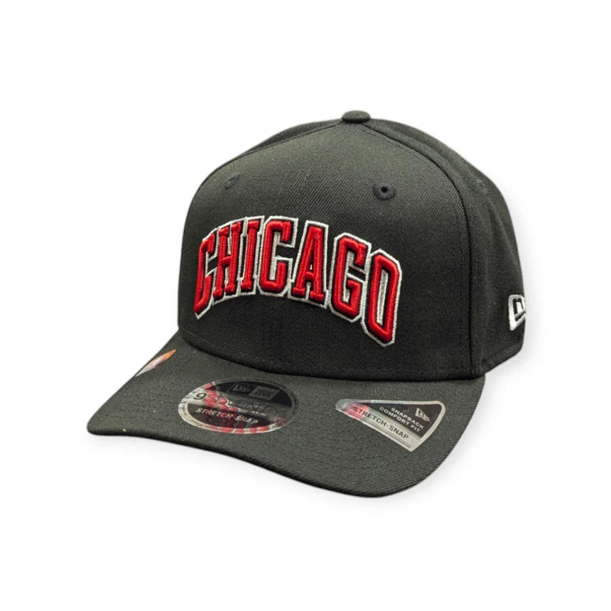 Chicago Bulls Statement New Era 9SEVENTY Stretch-Snap Adjustable Hat