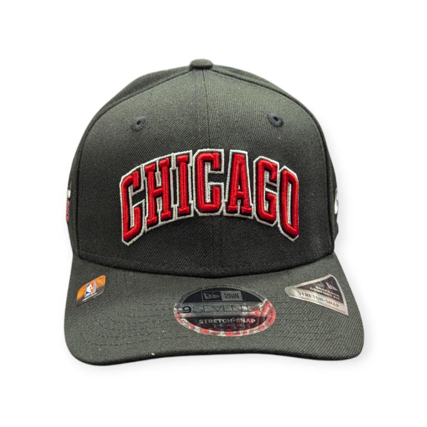 Chicago Bulls Statement New Era 9SEVENTY Stretch-Snap Adjustable Hat