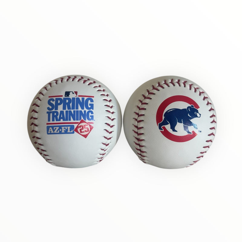 Chicago Cubs 2025 Spring Training Logo Baseball