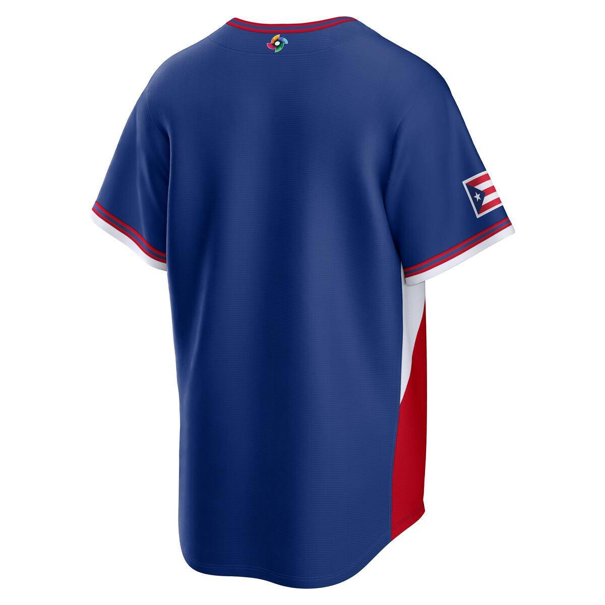 Puerto Rico World Baseball Classic 2026 Nike Blue Road Jersey