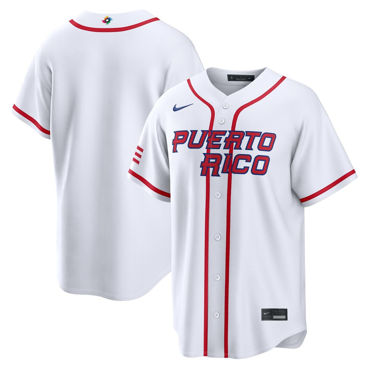 Puerto Rico World Baseball Classic 2026 White Home Jersey