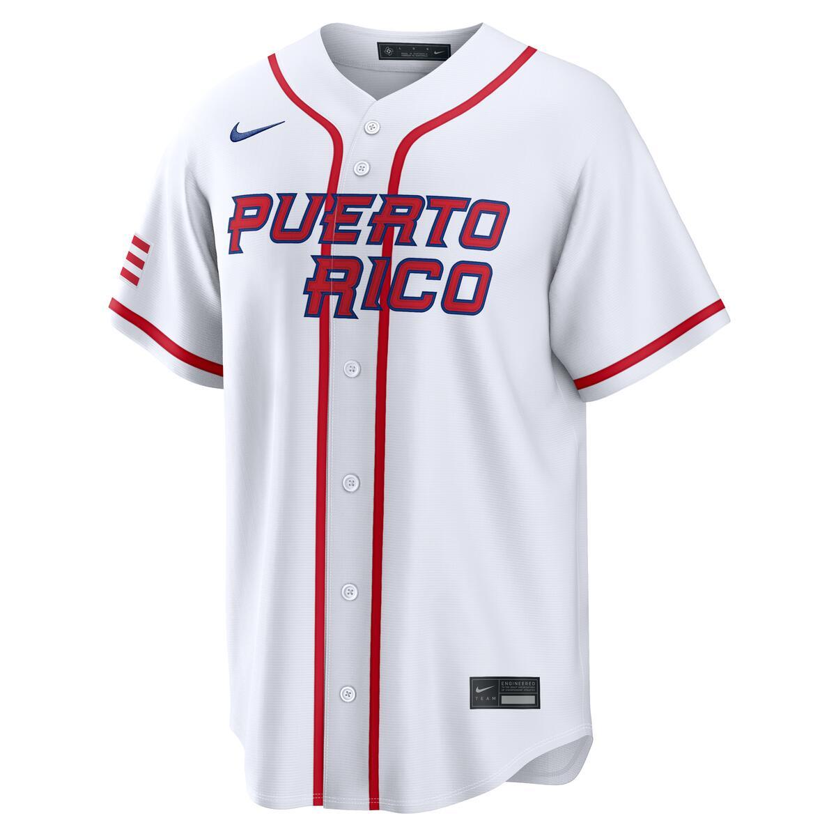 Puerto Rico World Baseball Classic 2026 White Home Jersey
