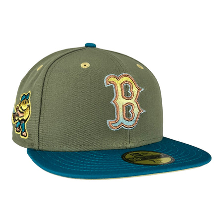 Boston Red Sox Green/Teal New Era 59FIFTY Fitted Hat - Clark Street Sports