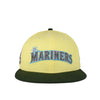 Seattle Mariners Soft Yellow/Dark Seaweed 30th Anniversary New Era 59FIFTY Fitted Hat