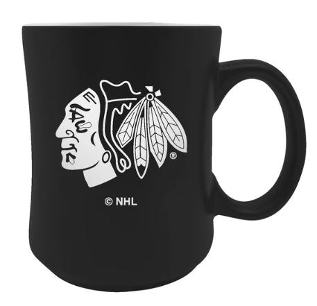 Chicago Blackhawks Black 19oz. Starter Ceramic Coffee Mug