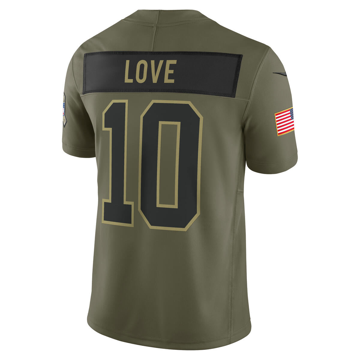 Jordan Love Green Bay Packers Nike Men's 2025 Salute to Service Limited Jersey