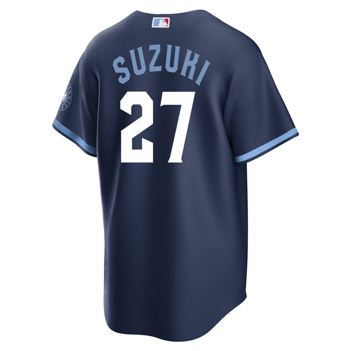 Nike Seiya Suzuki Navy Chicago Cubs City Connect Replica Player Jersey