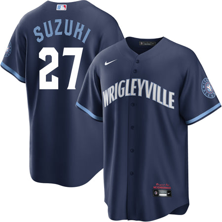 CHICAGO CUBS SEIYA SUZUKI HOME REPLICA JERSEY