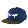 Chicago White Sox Oceanside Blue/Walnut Brown JR 50th New Era 59FIFTY Fitted Hat