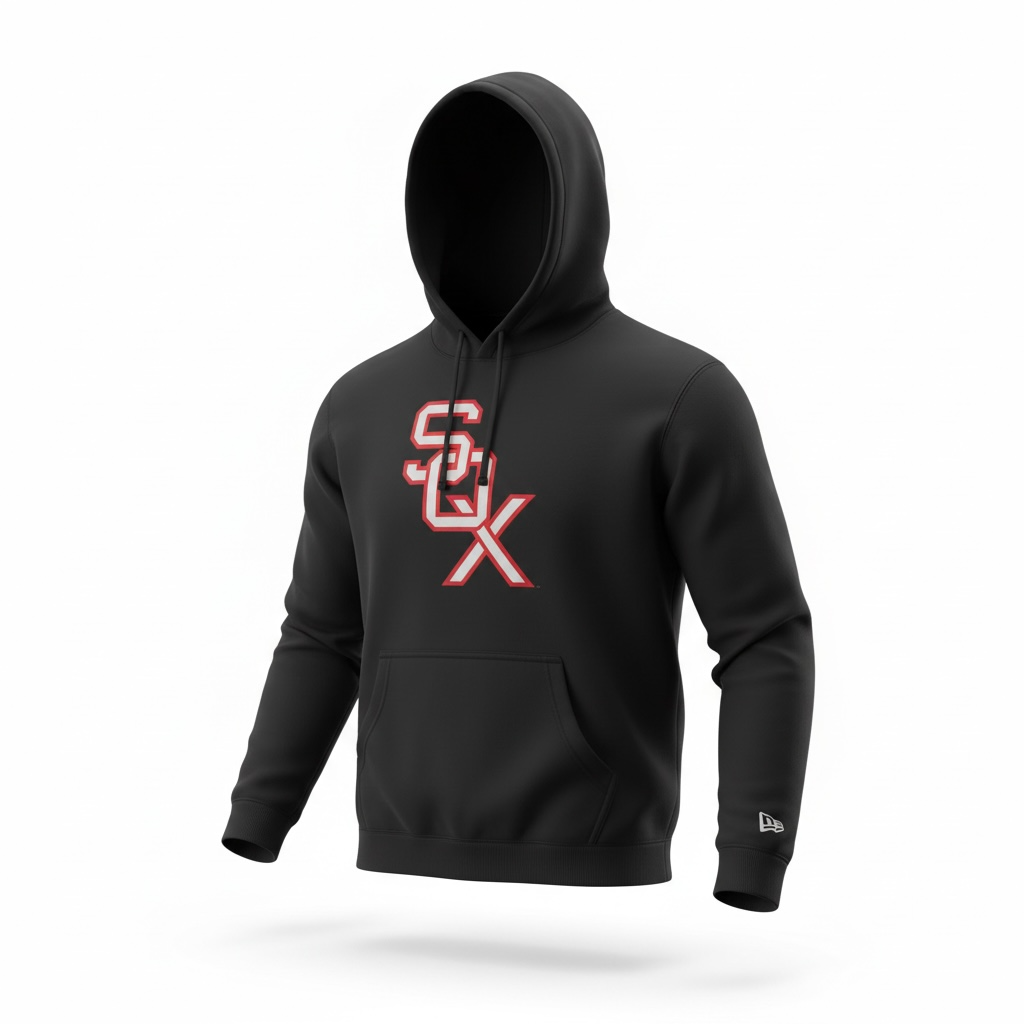 Chicago White Sox New Era Black SOX Hoodie