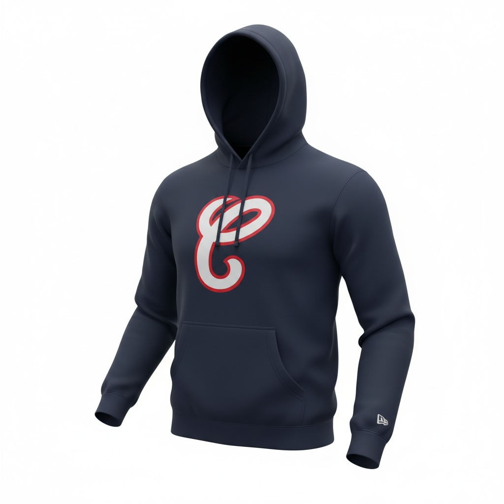 Chicago White Sox Script C New Era Navy Hoodie