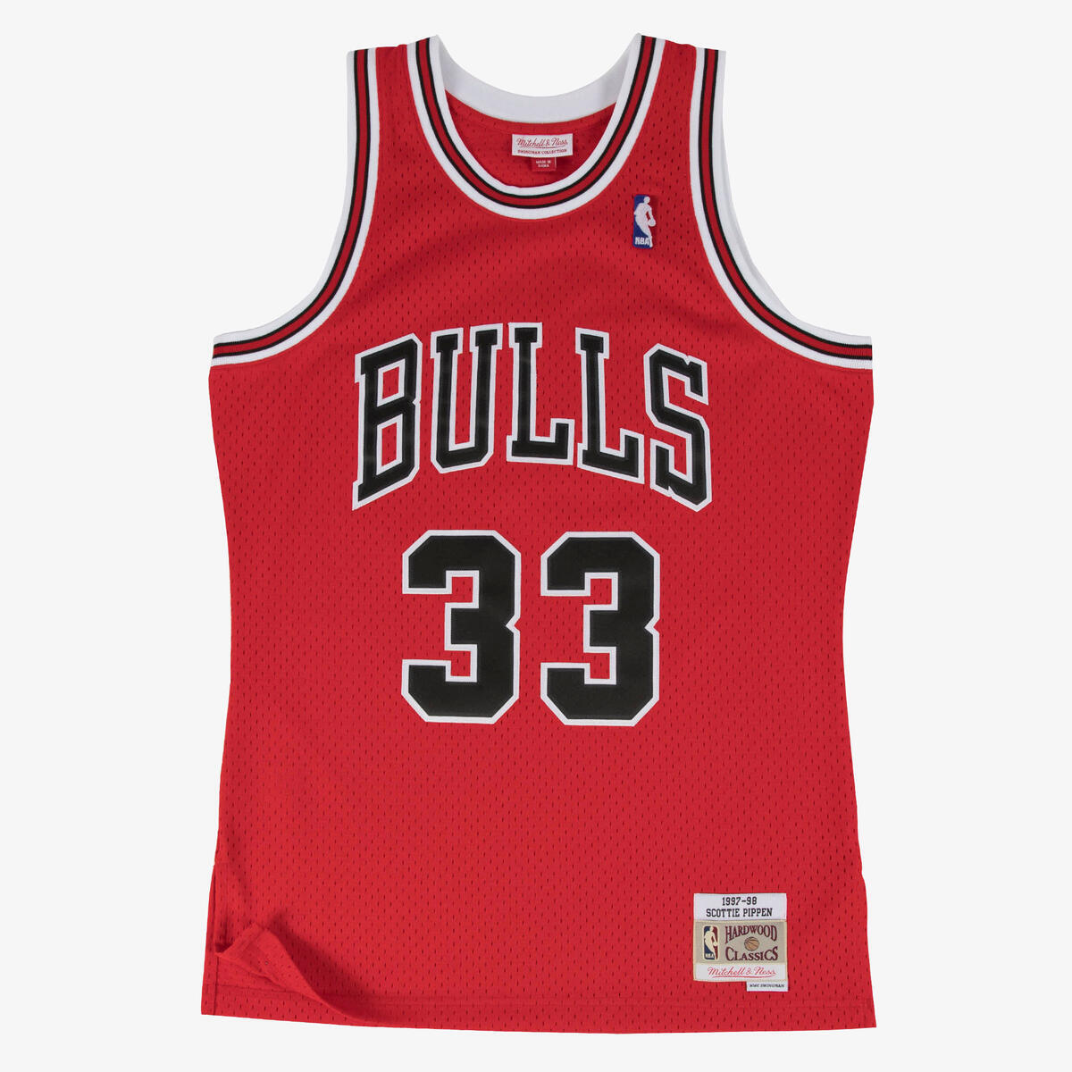Scottie Pippen Chicago Bulls Mitchell & Ness 1997 Red Road Swingman Jersey