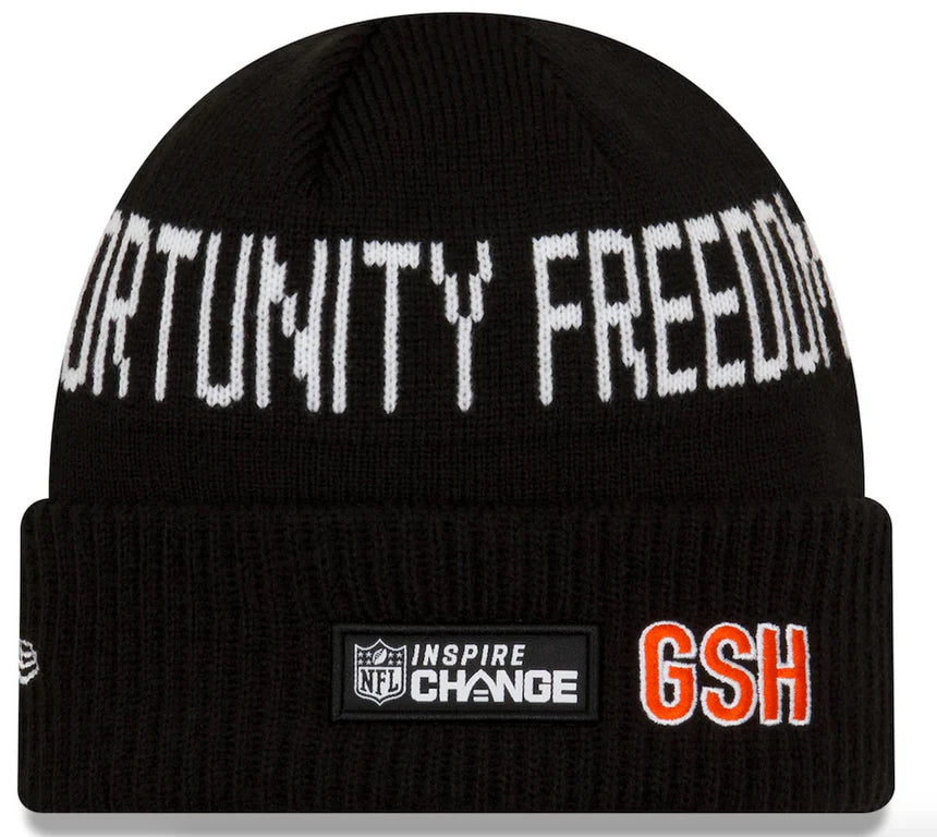 Chicago Bears Black 2021 Sideline Social Justice Knit