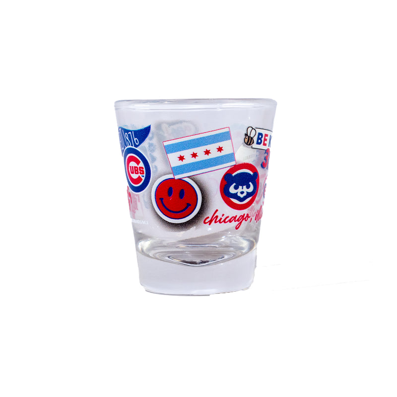 Chicago Cubs 2oz. Native Design Shot Glass