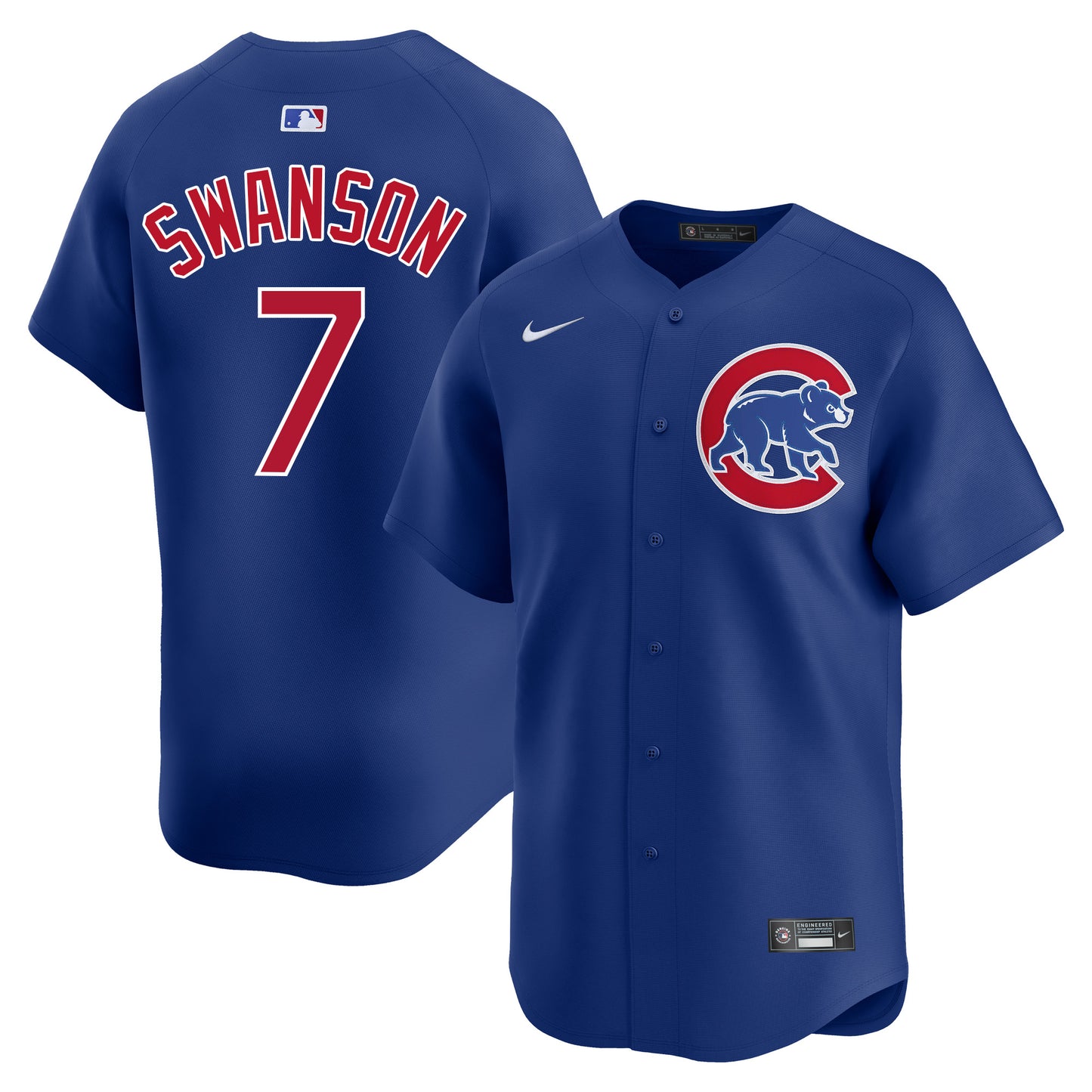 Dansby Swanson Chicago Cubs Nike Royal Alternate Limited Jersey