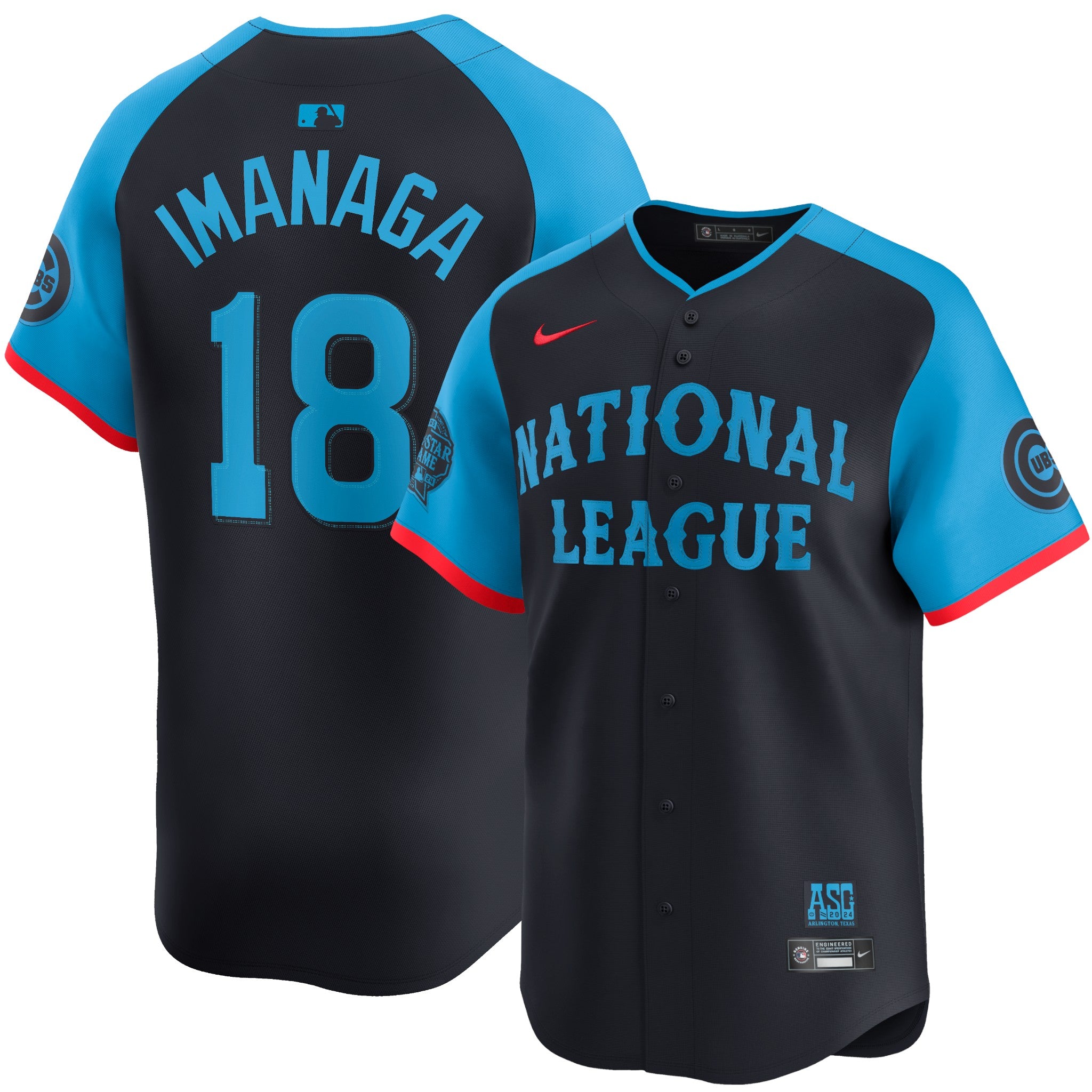 Shota Imanaga Chicago Cubs 2024 National League All Star Game Nike Jer –  Clark Street Sports