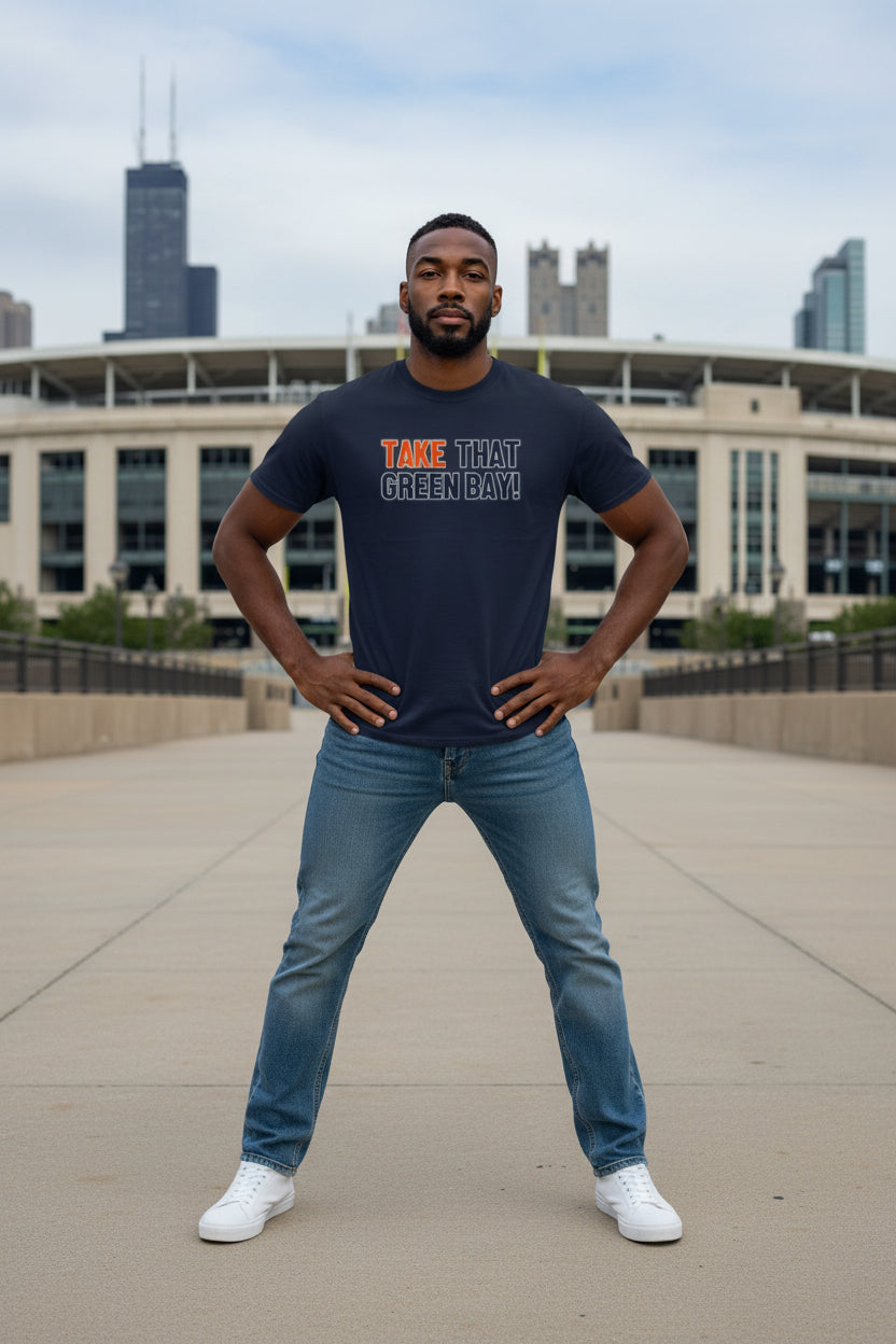 David Kaplan Take That Green Bay! REKAP Navy T-Shirt